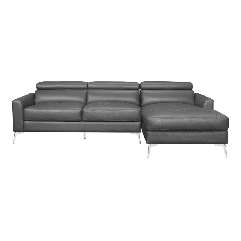 Homelegance Ashland (2)2-Piece Sectional with Right Chaise