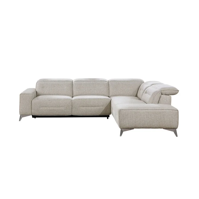 Homelegance Adahlia (2)2-Piece Power Reclining Sectional with Right Chaise