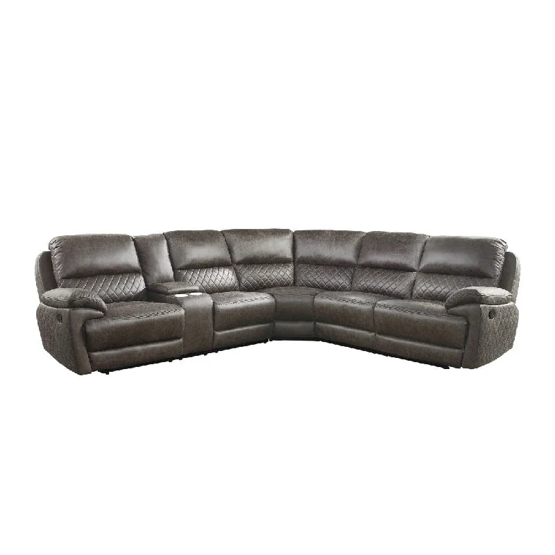 Homelegance Knoxville (3)3-Piece Reclining Sectional with Left Console