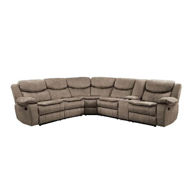 Homelegance Bastrop (3)3-Piece Sectional with Right Console