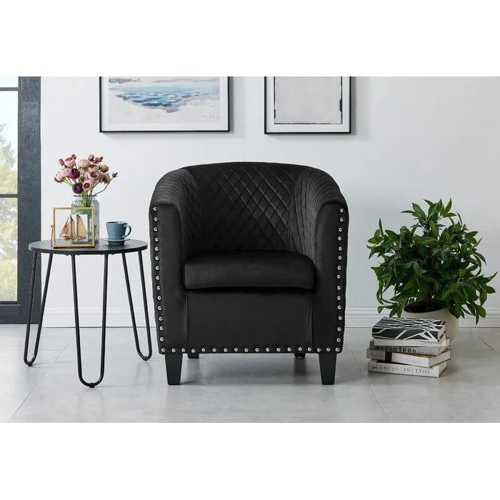 Adhelin Upholstered Barrel Chair