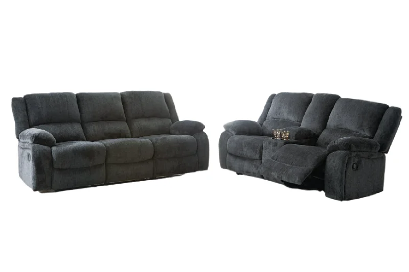 Draycoll Reclining Sofa and Loveseat