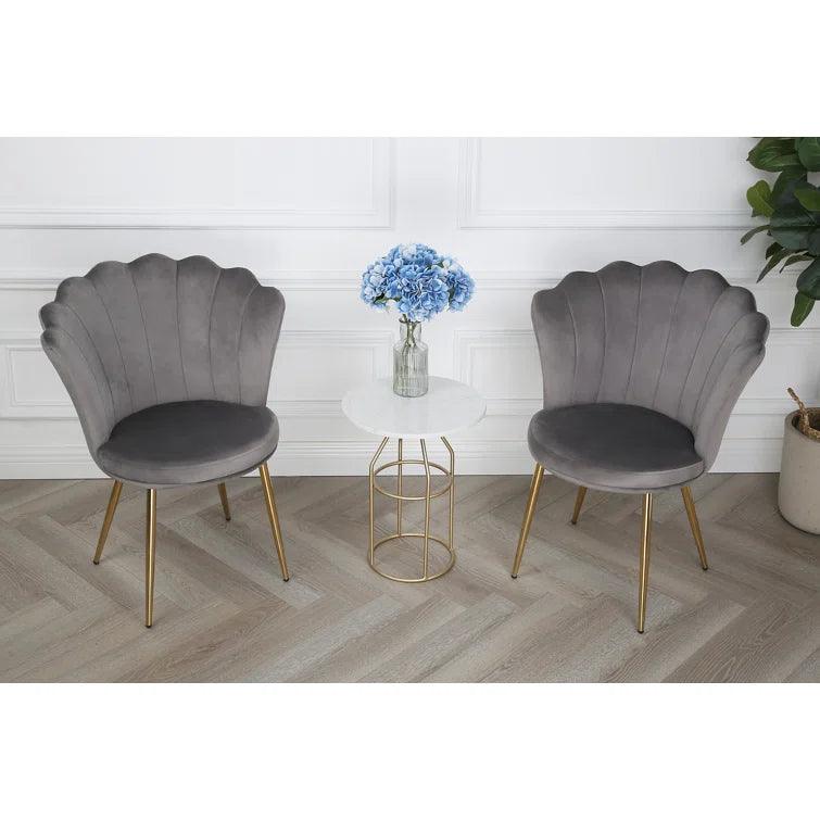 Daisy Velvet Accent Chair (Set of 2)