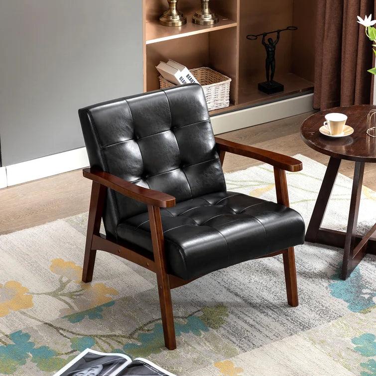 Deveral Faux Leather Armchair