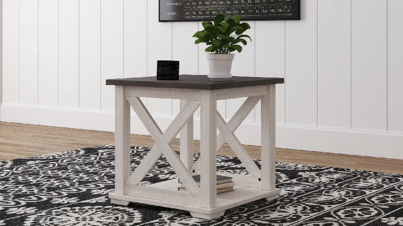 Dorrinson Square End Table Two-tone by Ashley Furniture