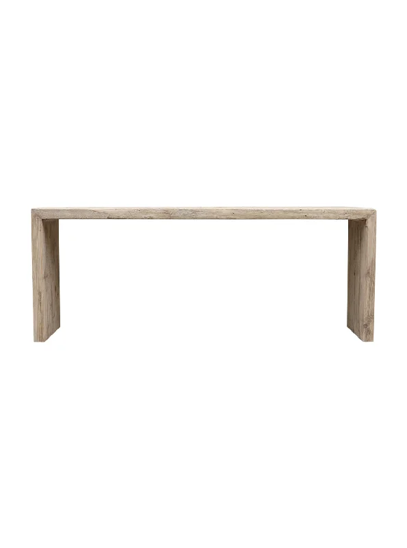 Evander Vintage Waterfall Console Table