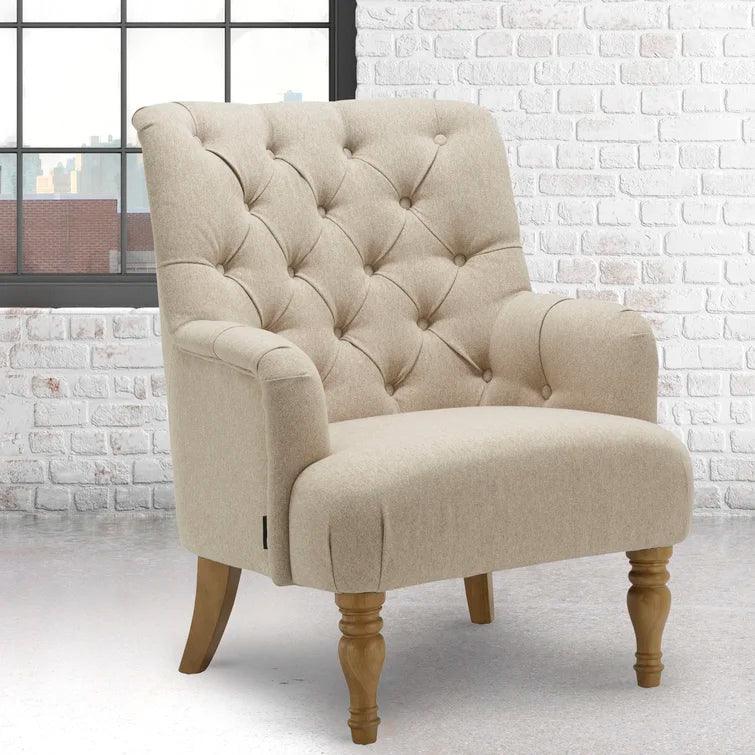 Hegland 73Cm Wide Tufted Polyester Blend Armchair