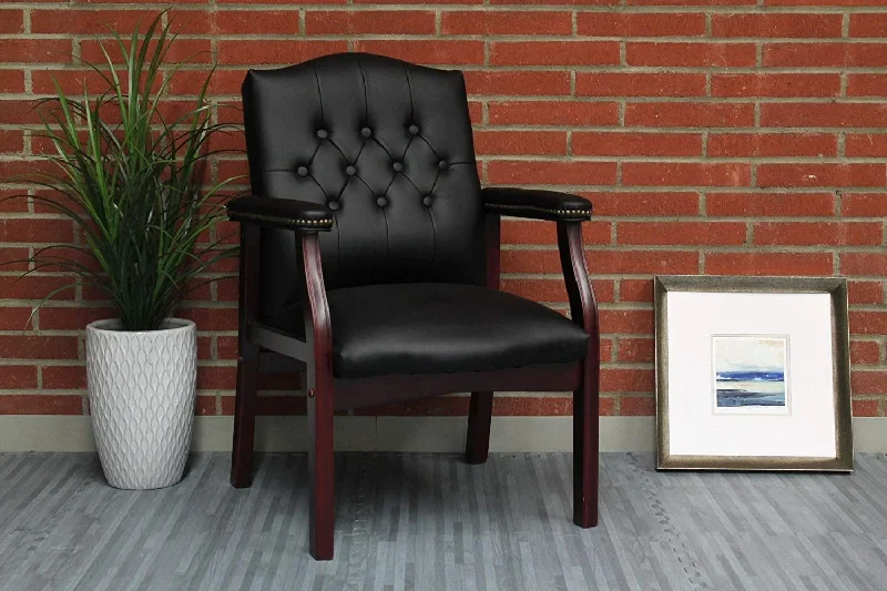 League Executive Guest Chair, Black