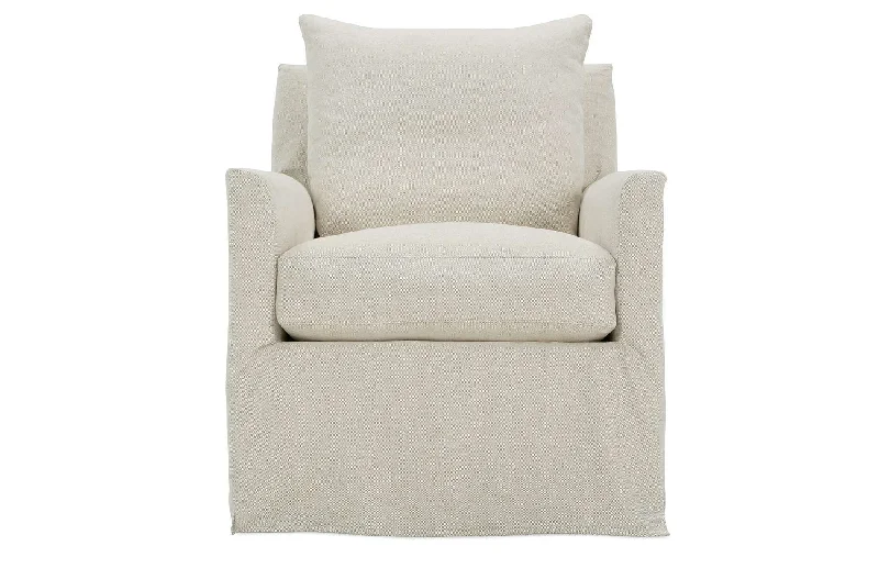 Lilah Slipcover Swivel Rocker