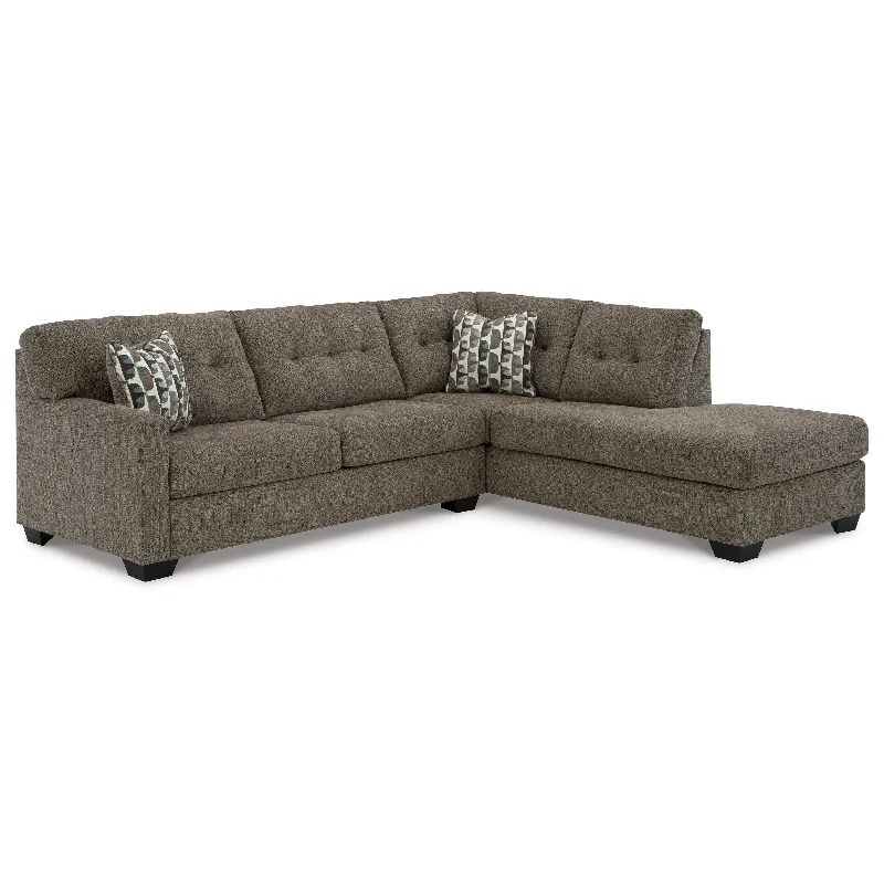 Signature Design by Ashley® Mahoney 2-Piece Sleeper Sectional With Chaise