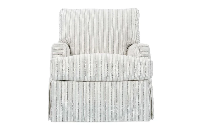 Sadie Small Slipcover Swivel Glider