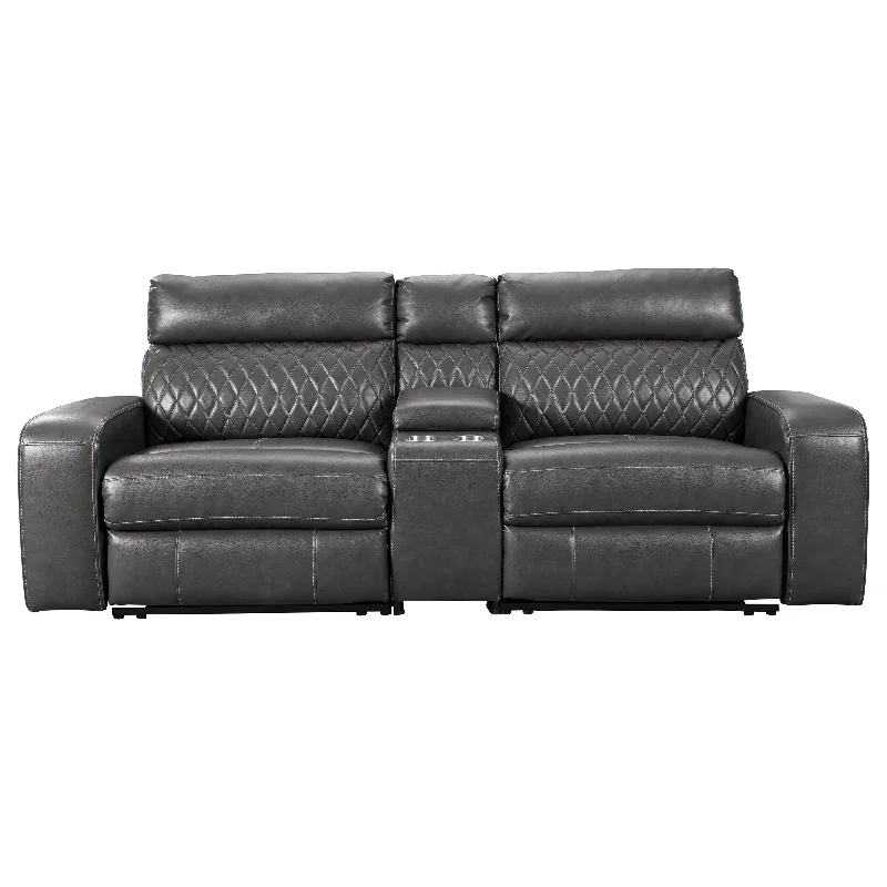 Signature Design by Ashley® Samperstone 3-Piece Power Reclining Sectional