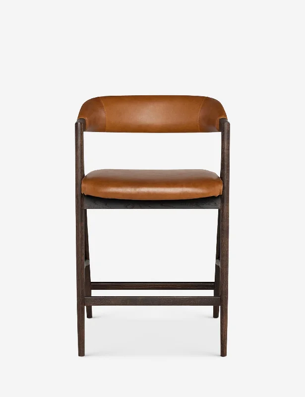 Sandia Leather Counter Stool