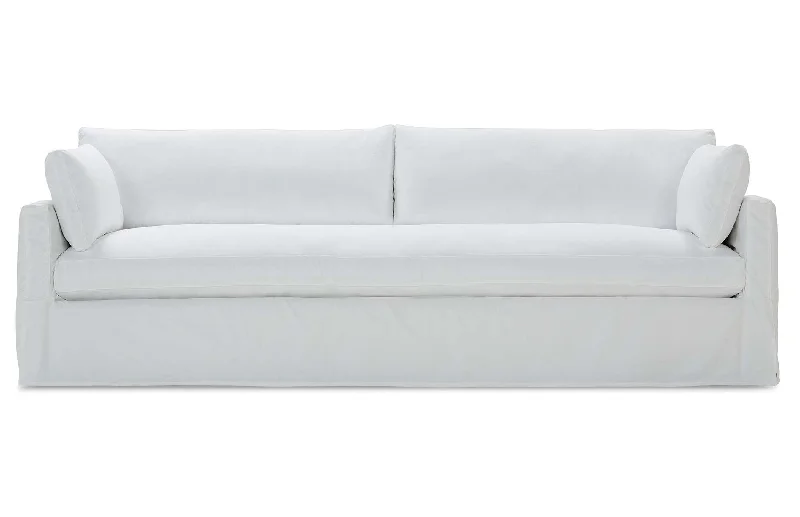 Sylvie Slipcover 100" Extra Long Bench Cushion Sofa