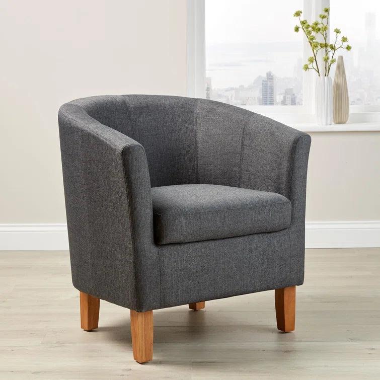 Upholstered Barrel Chair