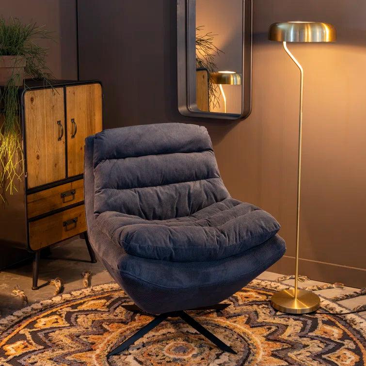 Upholstered Swivel Accent Chair