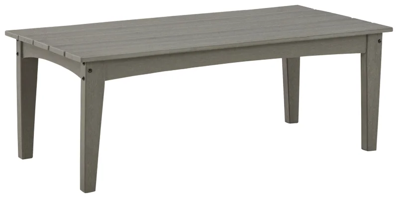 Visola Rectangular Cocktail Table Gray by Ashley Furniture