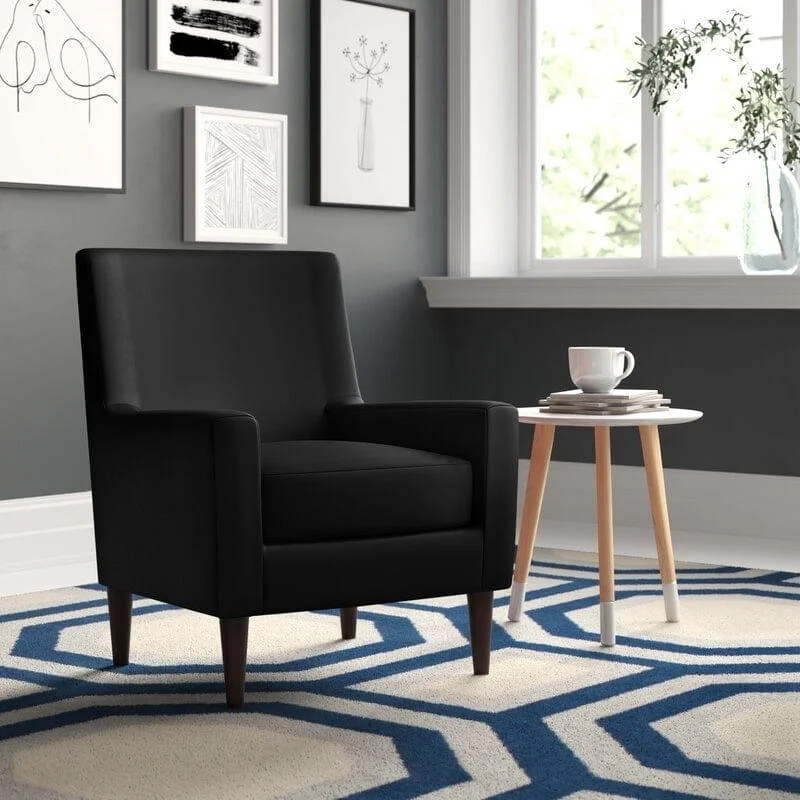 Wide Upholstered Armchair for Room