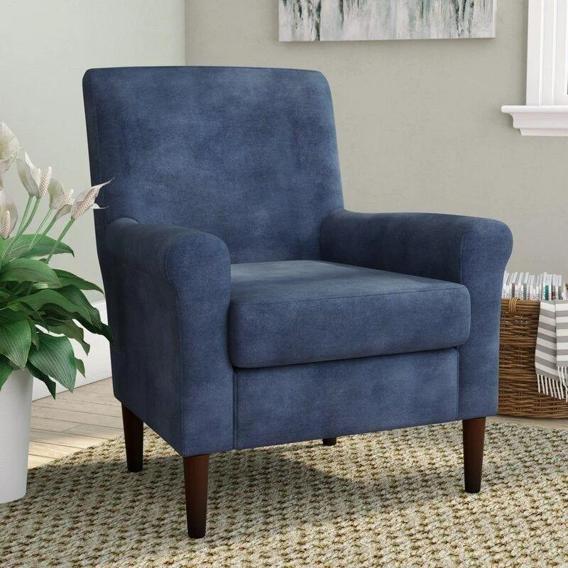 Wide Tufted Arm Chair for living room