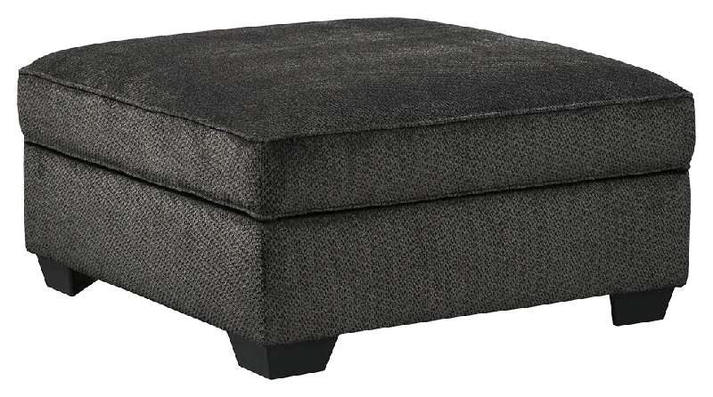 Charenton 1410111 Charcoal Ottoman With Storage