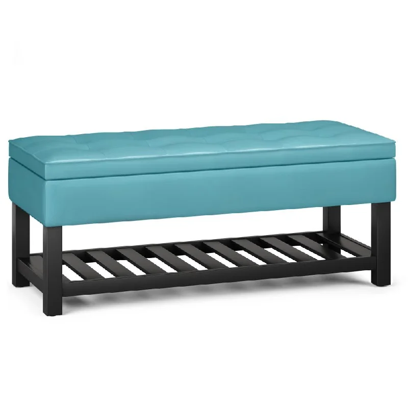 Cosmopolitan Ottoman Bench in Vegan Leather