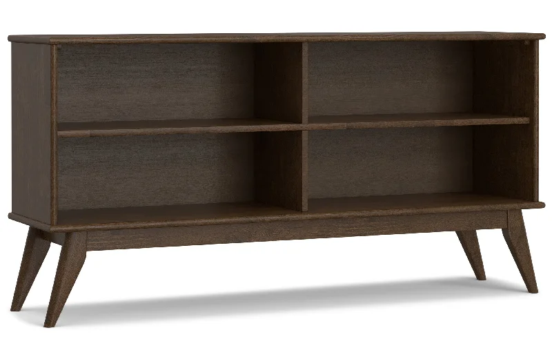 Draper Mid Century Low Bookcase