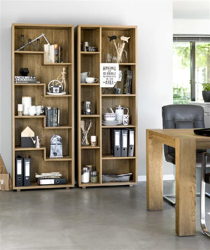 Habufa Bespoke Santorini Oak Bookcases in Various Colours