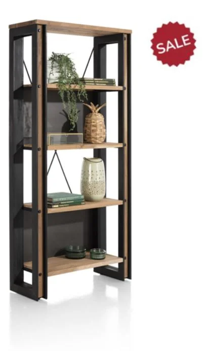 Habufa Makalu Bookcase in Smoked Acacia