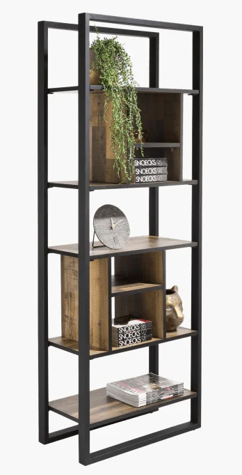 Habufa Sardinie Driftwood Bookcase Room Divider