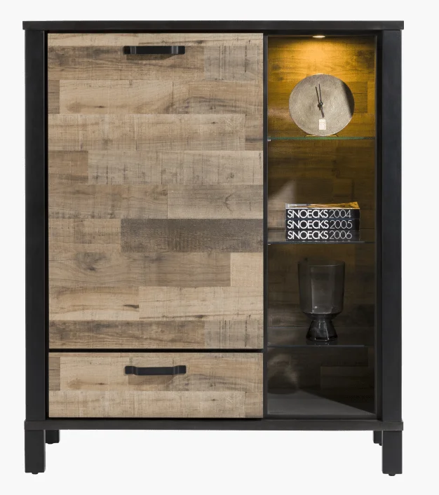 Habufa Sardinie Driftwood Highboard Cabinet