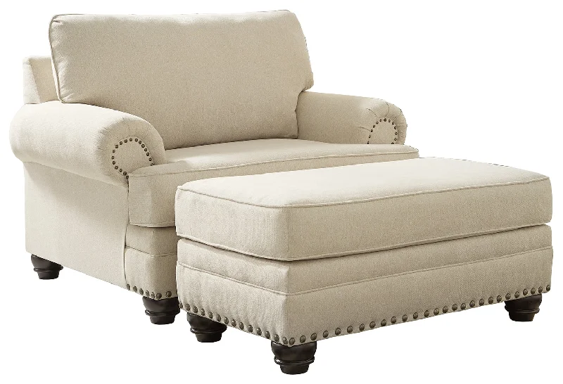 Harrietson 76604 Shell Chair and Ottoman