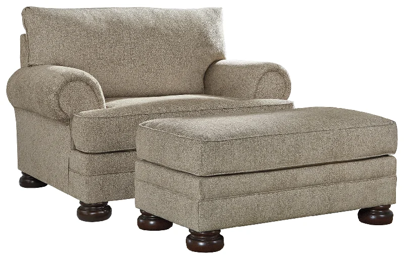 Kananwood 29603 Oatmeal Chair and Ottoman