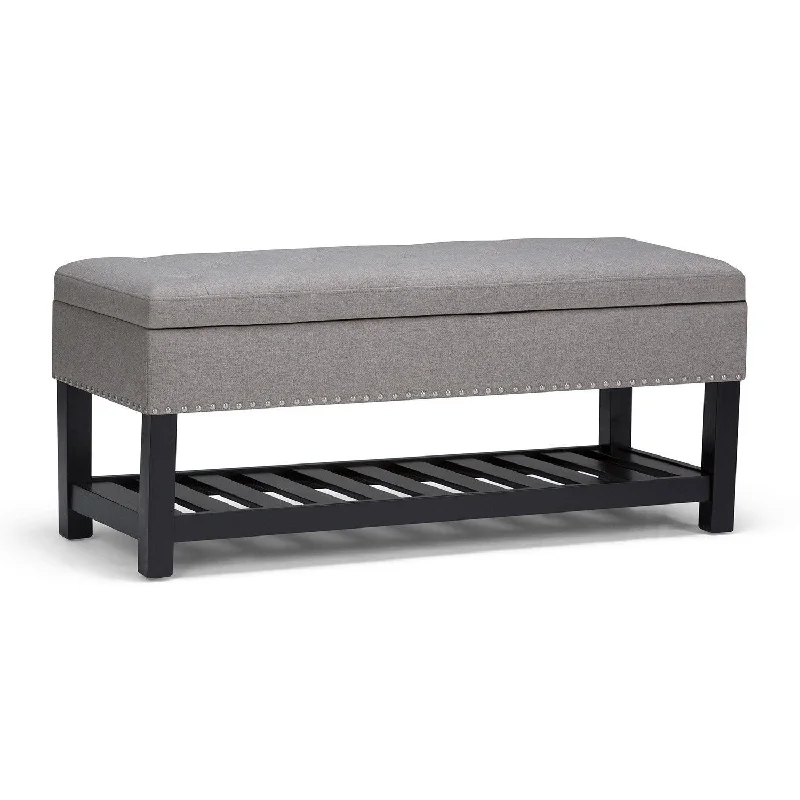 Lomond Ottoman Bench in Linen