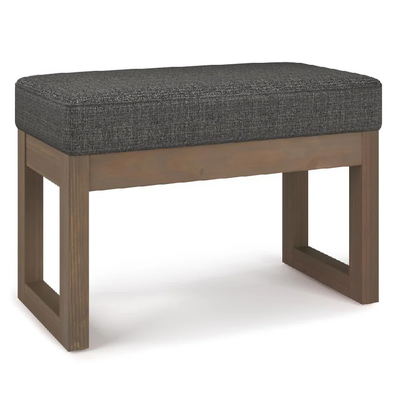 Milltown Small Ottoman Bench in Tweed