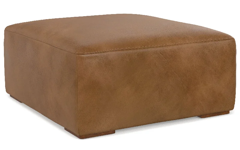 Rex Ottoman in Genuine Leather