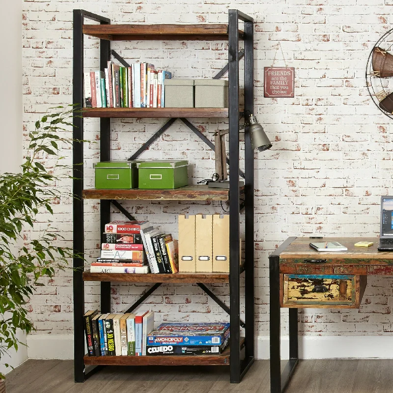 Shoreditch Large Five Shelf Open Bookcase