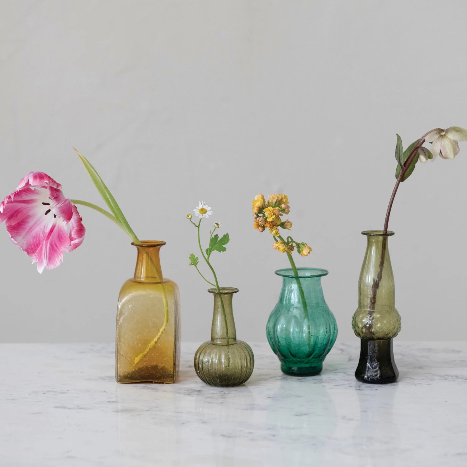 Creative Co-op - Hand-Blown Glass Vases