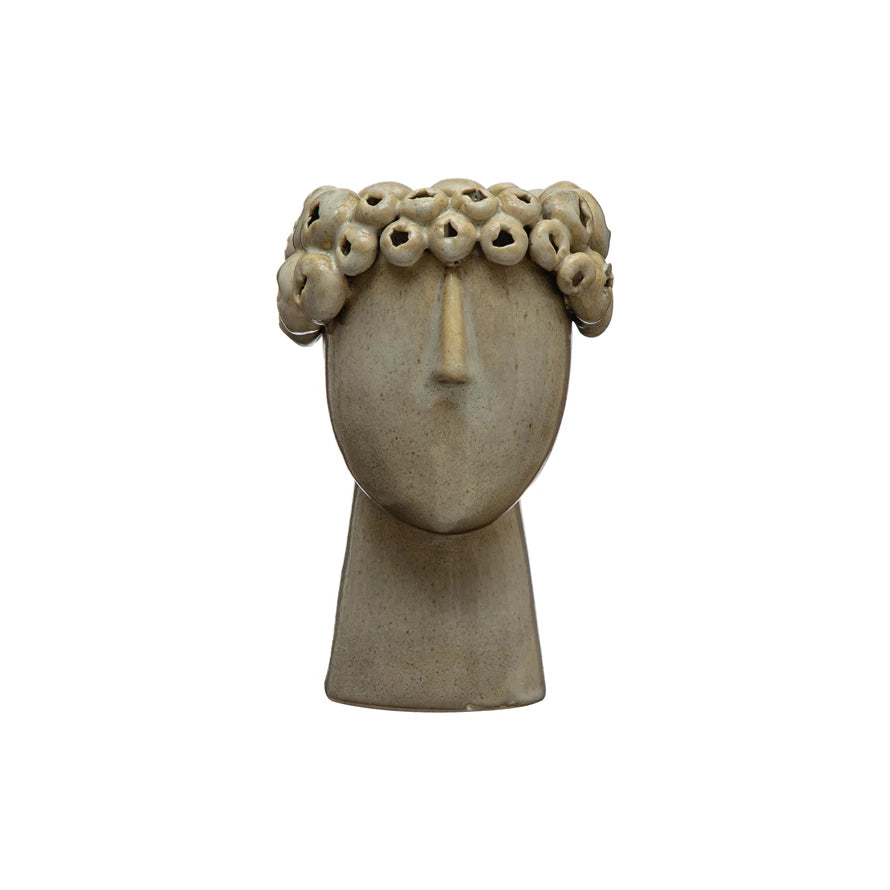 Creative Co-op - Stoneware Head Planter