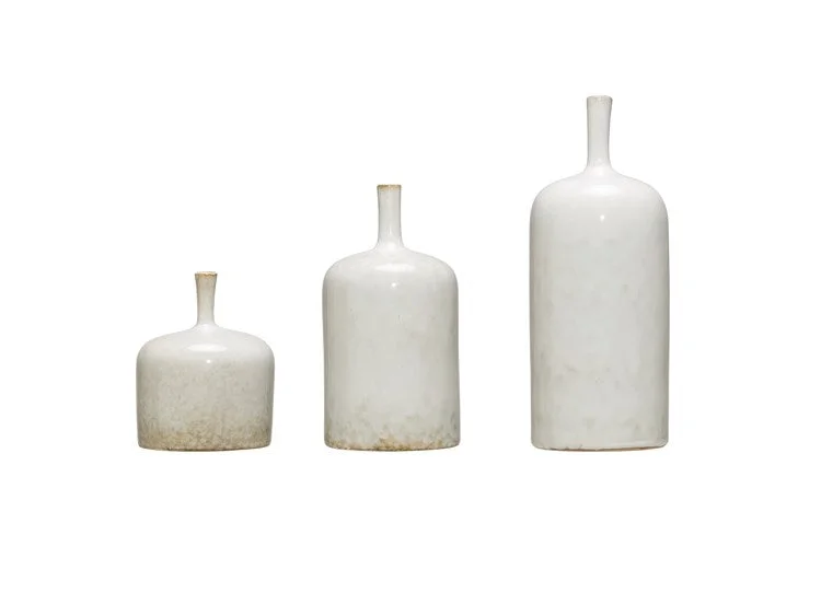 Creative Co-op - Stoneware Vase With Reactive Glaze