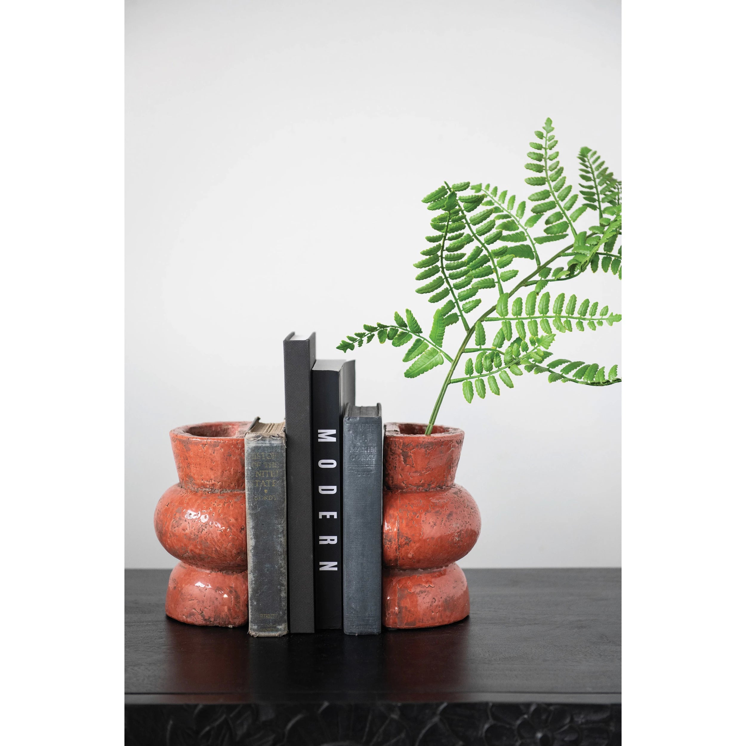 Creative Co-op - Terra-Cotta Vase Bookends