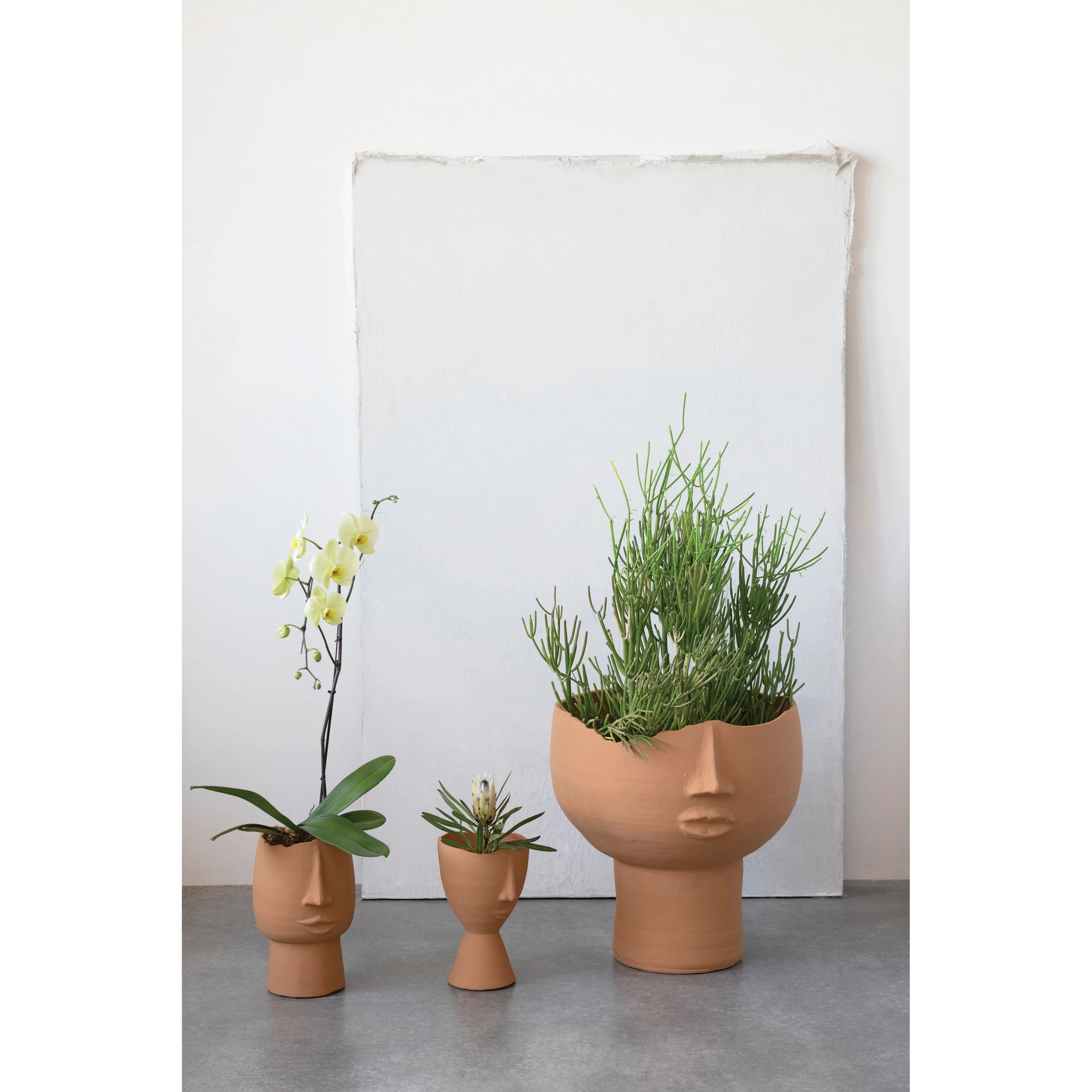 Creative Co-op - Terracotta Planter with Face