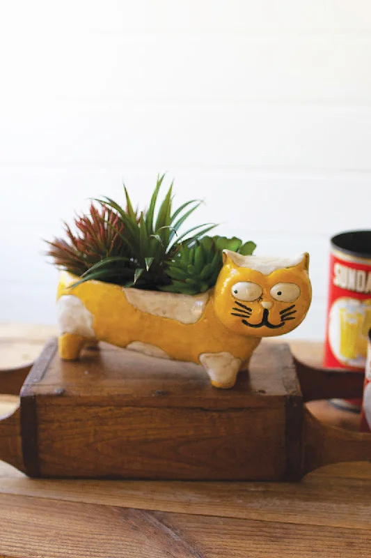 Kalalou - Ceramic Cat Planter