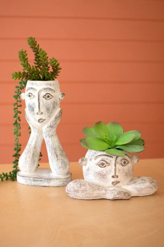 Kalalou - Ceramic Face Planter