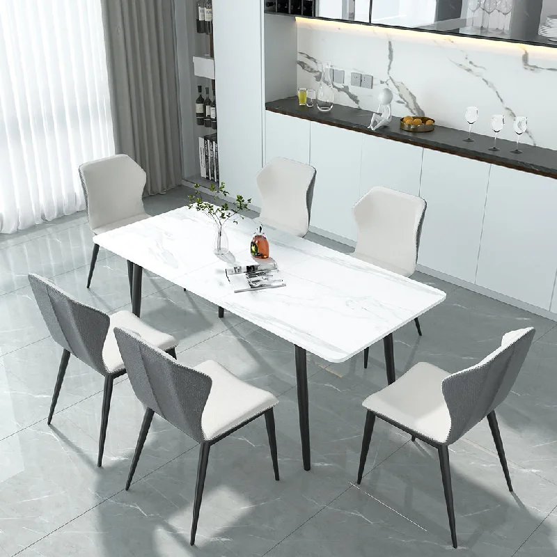 Steel Dining Table 4-6 Seater 150cm