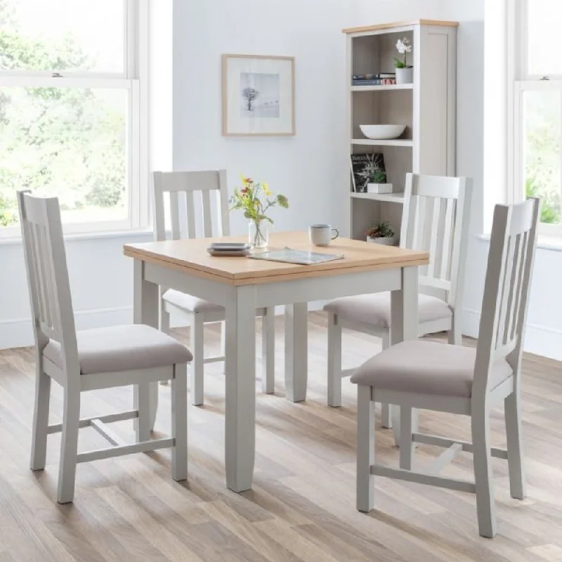 Richmond  Elephant Grey Flip Top Dining Table